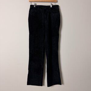 Brandon Thomas Black Suede Pants 8